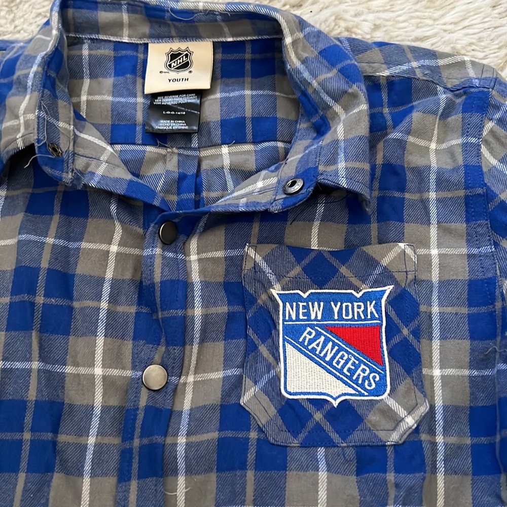 NY Rangers flannel - Picture 2 of 3